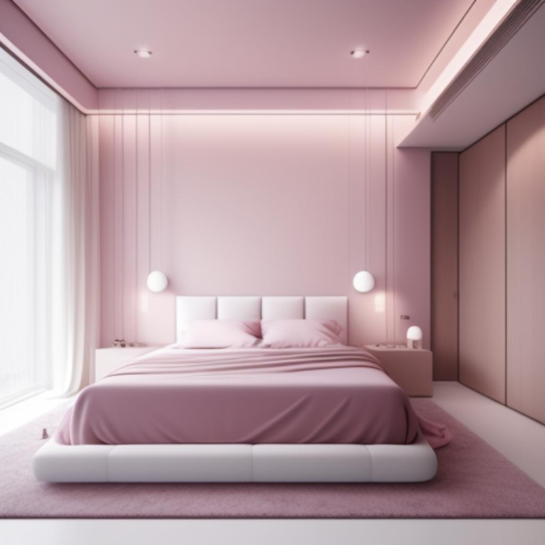Tranquil Haven: Exploring the Serenity of Baby Pink and White in Interior Design