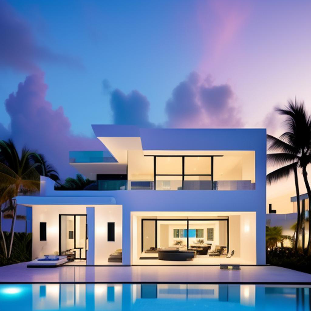 Unveil the Enchantment of Miami Beach Living through Exquisite Modern Exterior House Designs