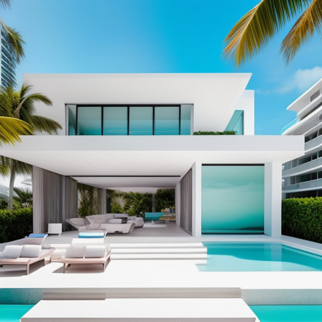 Each home exterior featured in this collection embodies the vision of a contemporary paradise