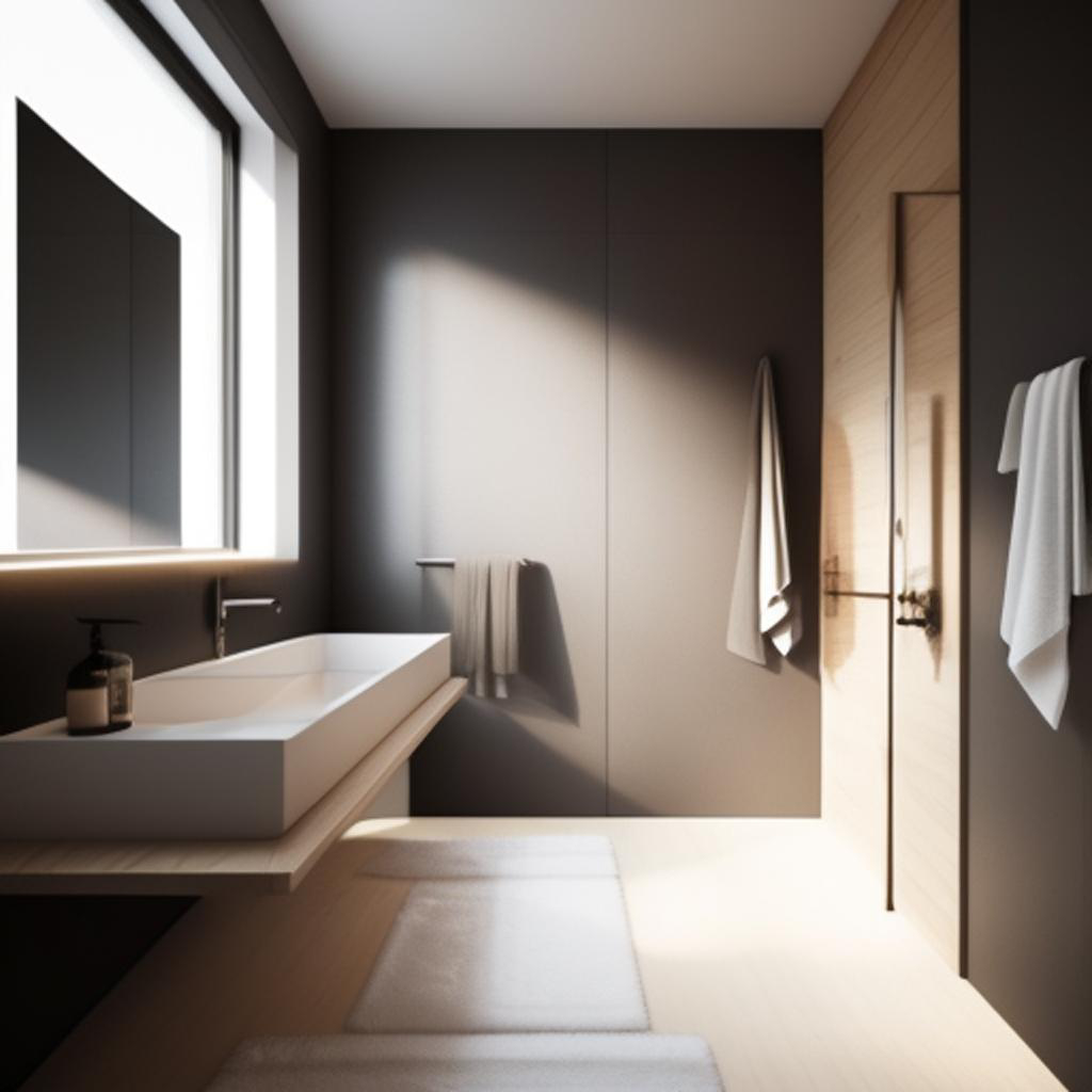 "From Algorithms to Ambiance: AI's Modern Bathroom Visions