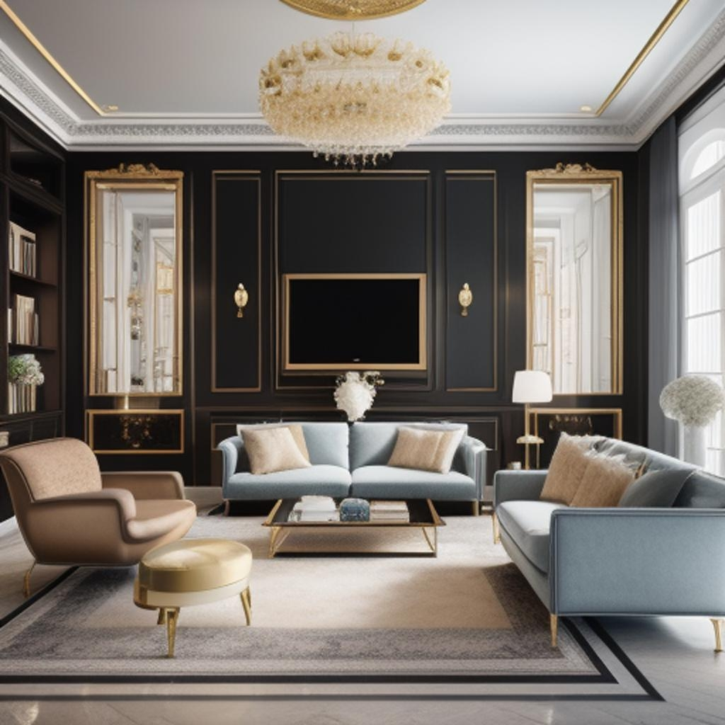 Immerse yourself in the allure of chic interior design, curated with European finesse."