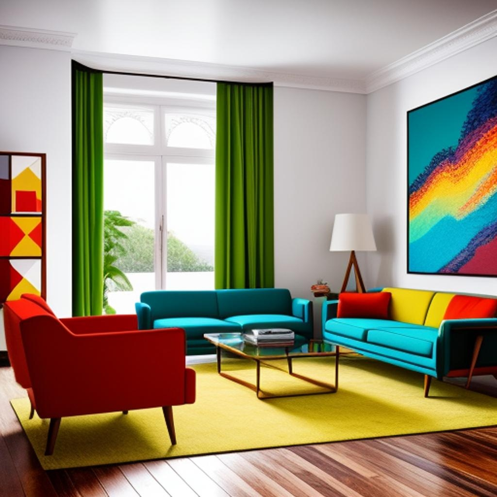 Inspiring drawing room design with a burst of bold patterns and hues."