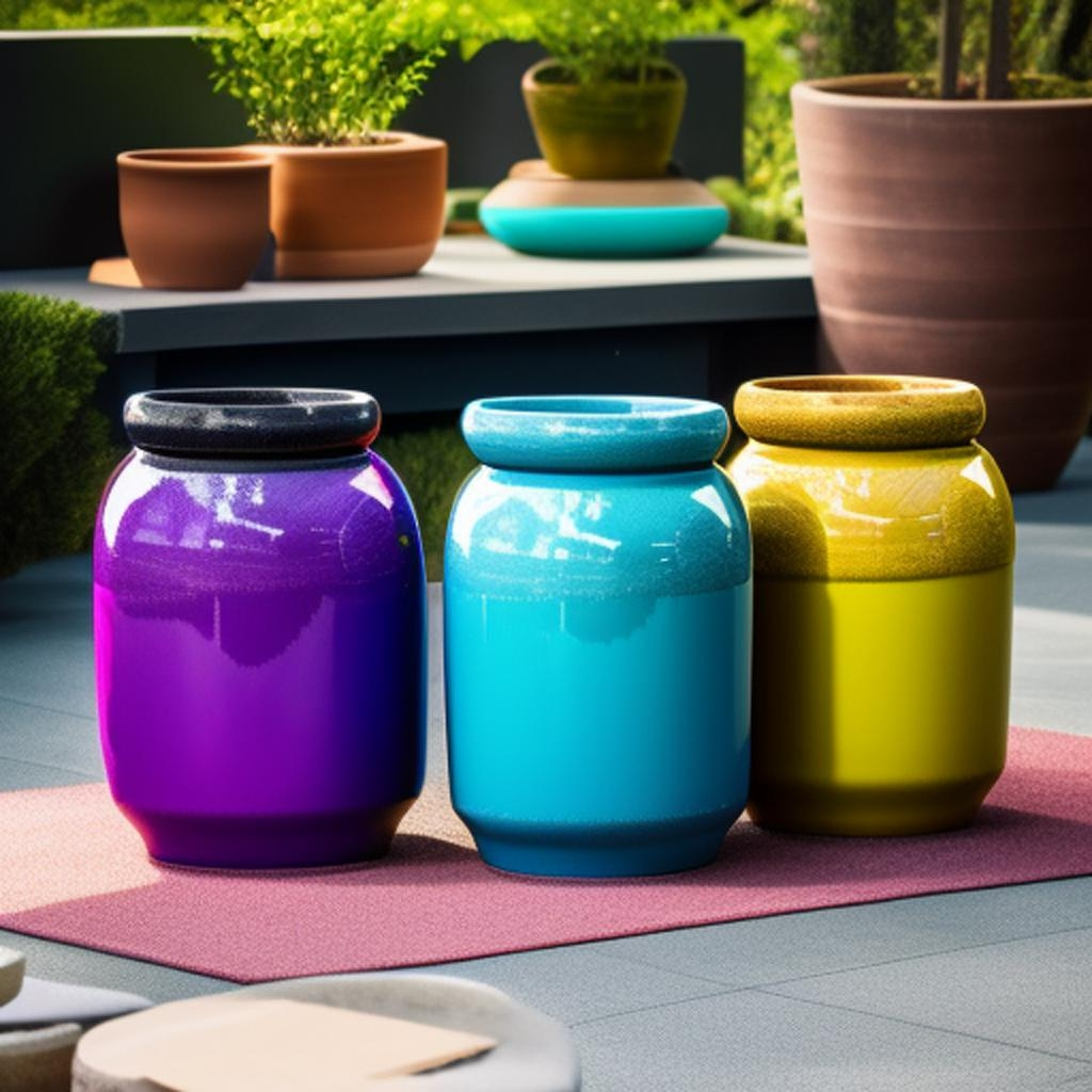 Experience the magic of interior design as we showcase the beauty of colorful pots, jars, and mud pots in this exclusive collection